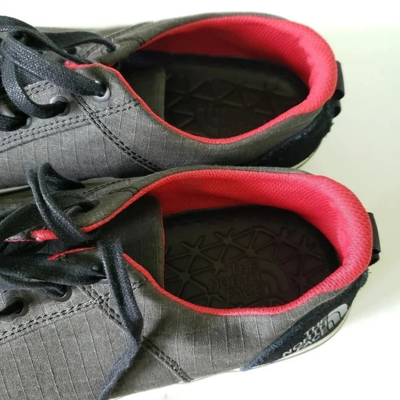 The North Face Bace Camp Lite Womans Red/Gray/Black Lace-up  Sneakers,US 11. - Picture 6 of 9